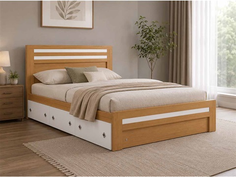 تخت تک نفره تمام mdf برنا T717